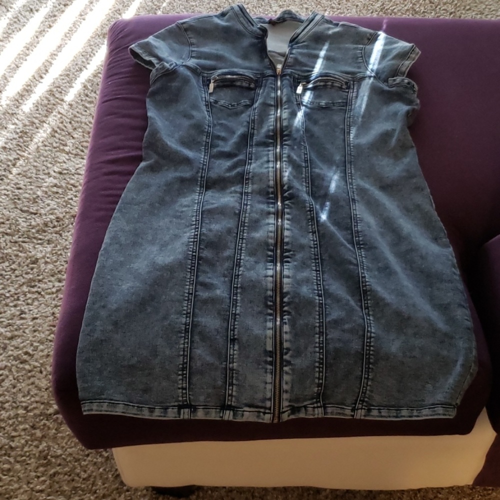 Denim dress